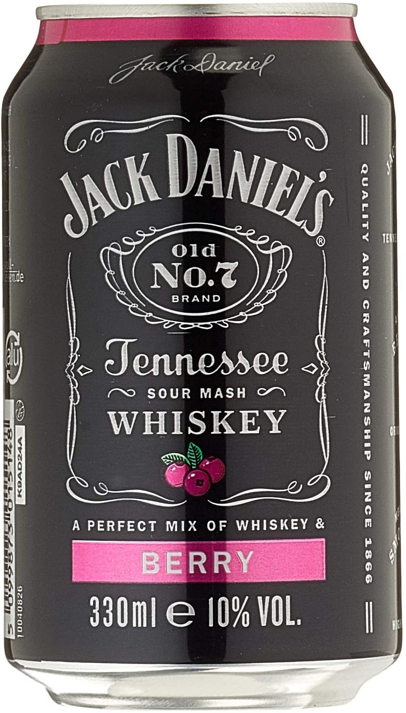 Jack Daniel's & Berry 10 Vol. 24x0,33 l Dose